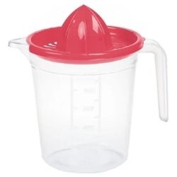 Jarra de Plastico Redonda 1,2L C/Espremedor 1,2L Sortido MB Ref:0386