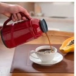 Garrafa Térmica de Mesa Cristal 500ml Vermelha Soprano Ref:9643 - Imagem 2
