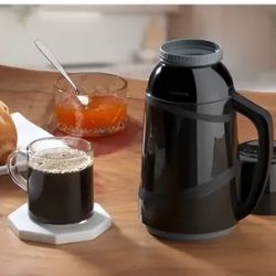 Garrafa Térmica de Mesa Cristal 500ml Preto Soprano Ref:9629 - Imagem 3
