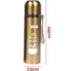 Garrafa Térmica Inox Color Coffee 320ml Fratelli Ref:3619 - Imagem 3