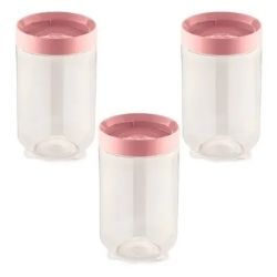 Pote Organizador R1 900ml Tampa Flex Sortido Injtemp Ref:213800 - Imagem 2