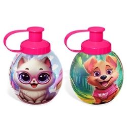 Garrafa de Agua Squeeze Filhotes 300ml Sortido Injetemp Ref:068200