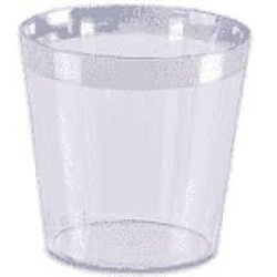 Copo Requinte 25ml Plastico C/20 Sortidos Prafesta