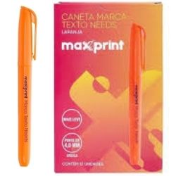 Caneta Marca Texto Needs Laranja C/12un Maxprint Ref:70000132