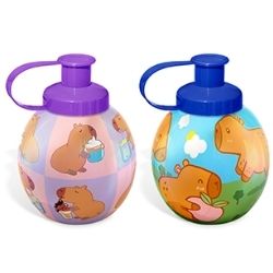 Garrafa de Agua Squeeze Capivara 300ml Sortido Injetemp Ref:067900