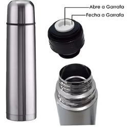 Garrafa Térmica de Viagem Inox 350ml Fratelli Ref:5484