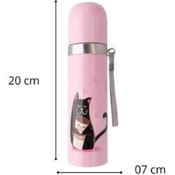 Garrafa Térmica Inox Color Infantil 420ml Fratelli Ref:3664 - Unidade