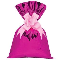 Saco de Presente C/50un 35x53 Metal Pink Gala Ref:722