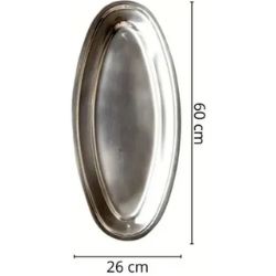 Travessa Para Peixe Inox 60cm Fratelli Ref:596540