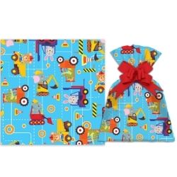 Saco de Presente Perola C/50un 25x35 Baby Construção Gala Ref:281