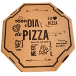 Caixa de Pizza Hexagonal N°40 C/10un Stamp Ref:6570