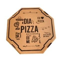 Caixa de Pizza Hexagonal N°30 C/10un Stamp Ref:6556