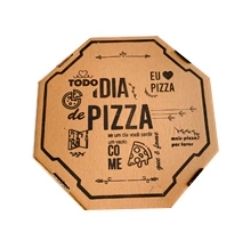 Caixa de Pizza Hexagonal N°25 C/10un Stamp Ref:6549