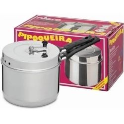 Pipoqueira Aluminio Polida 20cm 4,5L Nigro Ref:77230