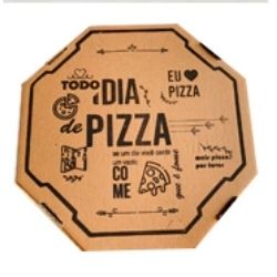 Caixa de Pizza Hexagonal N°35 C/10un Stamp Ref:6563