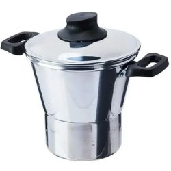 Cuscuzeiro Inteirico 16cm 2,3L Polido Nigro Ref:031200