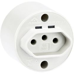 Tomada P/ Madeira 10A 250V NZA Ref. 104-T-EX