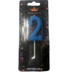 Vela Pick Azul N°2 (CX/25un) Silver Ref:VCA02