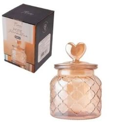 Pote Hermetico Vidro Amabar Coração 600ml 11x11x15cm Flashgoods Ref:F0213