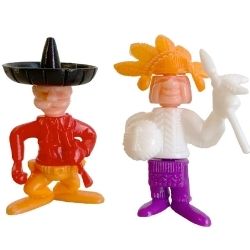 Brinq Apas Indio e Cowboy Misto Solapa Ref:B128