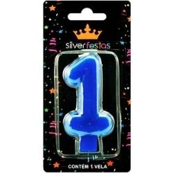 Vela Pick Azul N°1 (CX/25un) Silver Ref:VCA01
