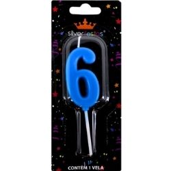 Vela Pick Azul N°6 (CX/25un) Silver Ref:VCA06