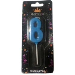 Vela Pick Azul N°8 (CX/25un) Silver Ref:VCA08
