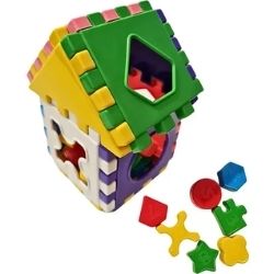 Brinq TimPlast Construblocos Casinha C/16 Peças Solapa Ref:CB120
