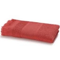Toalha Lavabo 25cmx36cm Capri Liso Vermelho Dohler Ref:11435