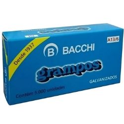 Grampo 13/8 Galvanizado C/5000un Bacchin Ref:21618