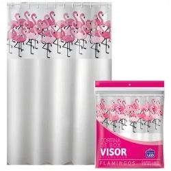 Cortina de Box Luxo 1,35x2m Sortido Plastleo Ref:314-914