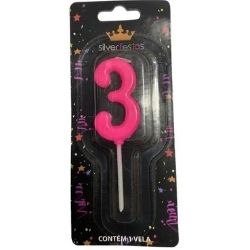 Vela Pick Rosa N°3 (CX/25un) Silver Ref:VCR03