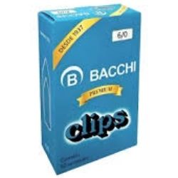 Clips Aço Galvanizado Premium N°6/0 C/25un Bacchi Ref:8152