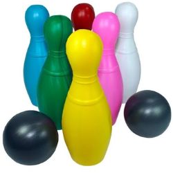 Brinq Mini Toys Boliche C/6 Pinos Ref:0850A - Imagem 2