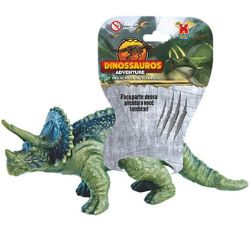 Brinq Mister Dinossauro Adventure Triceratops Cinta Ref:9561
