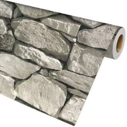 Papel Parede Muro de Pedras Rolo 5mx45cm Ecos Ref:STS23025